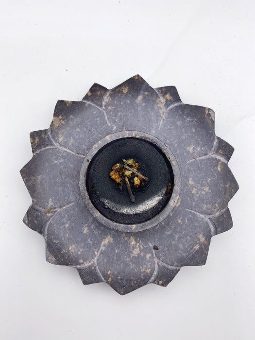 Lotus flower incense holder