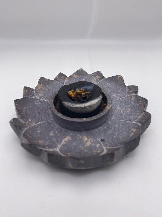 Lotus flower incense holder