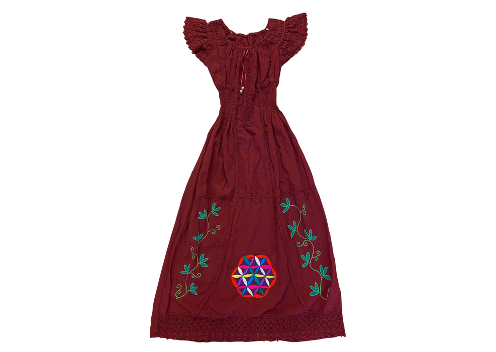 Shipibo Dress - Red